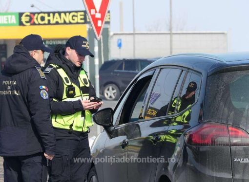 Giurgiu: Cetățeni străini fără drept de circulație în Schengen, descoperiți de polițiștii de frontieră români